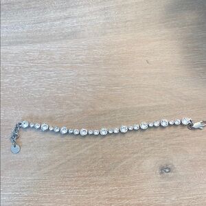 Dyrberg Kern Silver Bracelet with Swarovski Stones